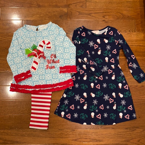 Size 4 Christmas outfit and dress bundle - Picture 1 of 1